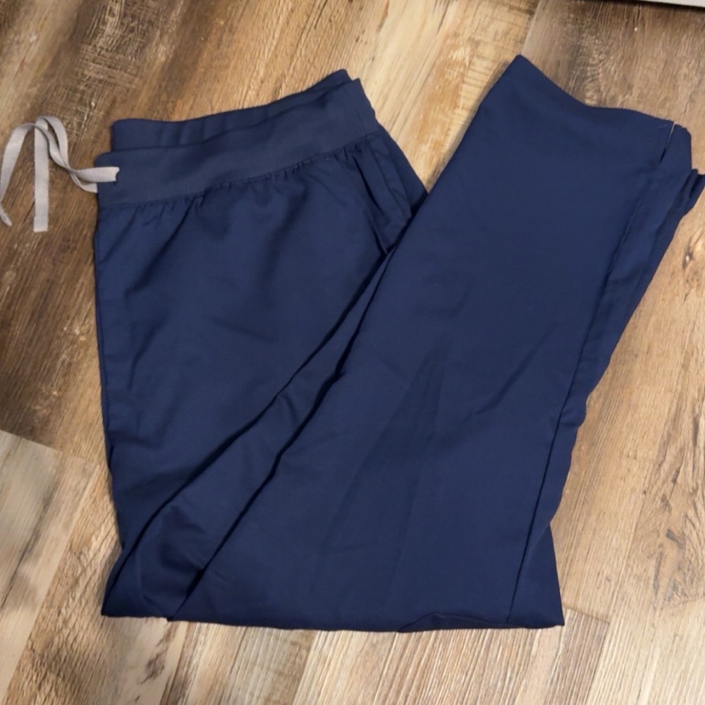 Hanes Women's Straight Leg scrubs in Navy Blue